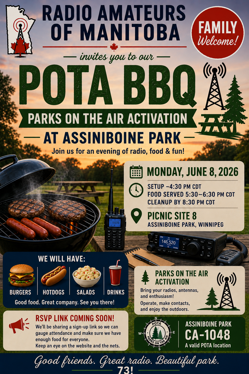 POTA BBQ Poster